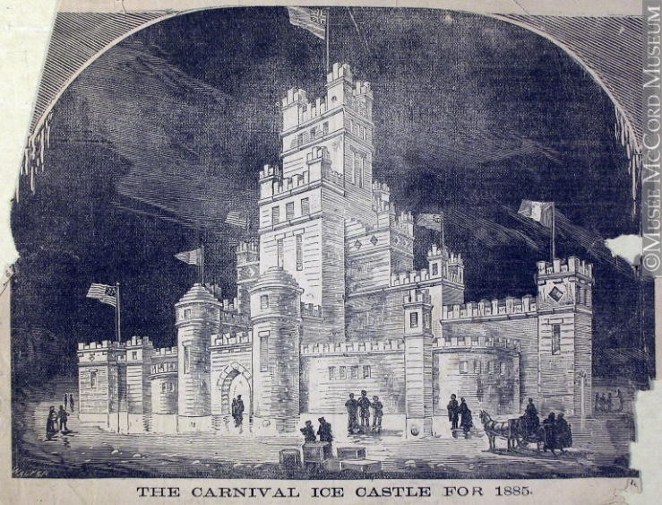 The Carnival Ice Castle for 1885, by John Henry Walker 